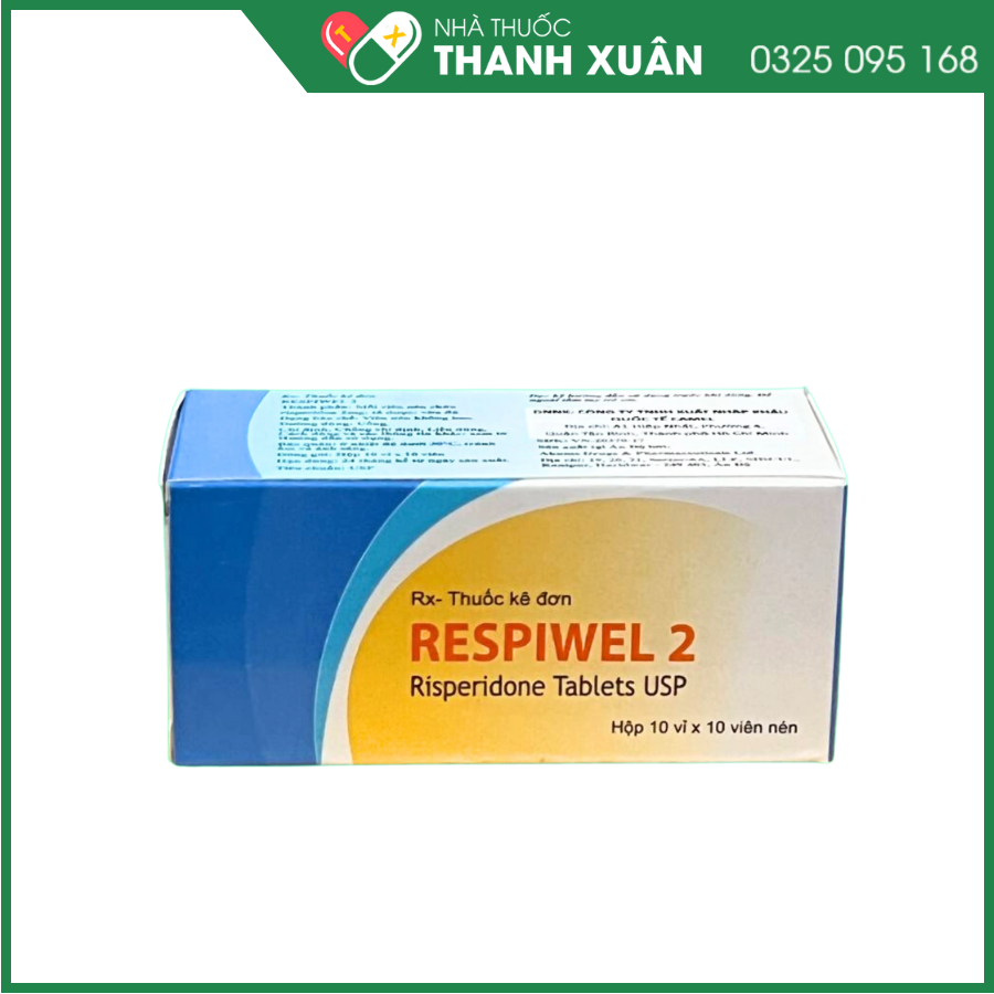 Respiwel 2 điều trị tâm thần phân liệt